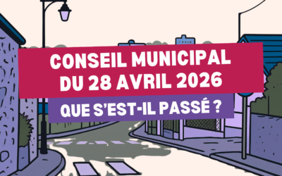 Compte rendu conseil municipal du 28 avril