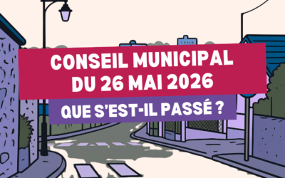 Conseil municipal du 26 mai 2026